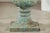 Large Decorative Bronze Urn with Verdigris Patina and Classical Relief Motifs For Sale - Image 9 of 12