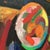 Abstract Mid 20th Century Post -Impressionist Still Life Fruit in the Bowl Painting on Canvas by B. Innes For Sale - Image 3 of 12