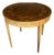 Antique Rare English Sheraton Revival Mahogany & Marquetry Circular Pivoting-Center Games Table 19th Century For Sale