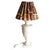 Discover elegance with this finely carved Florentine alabaster table lamp, a timeless and ornate piece. Crafted in the...