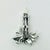 1970s Vintage Boho Chic Americana Silver Tone Candle Christmas Brooch, Ancer Inc For Sale - Image 6 of 6