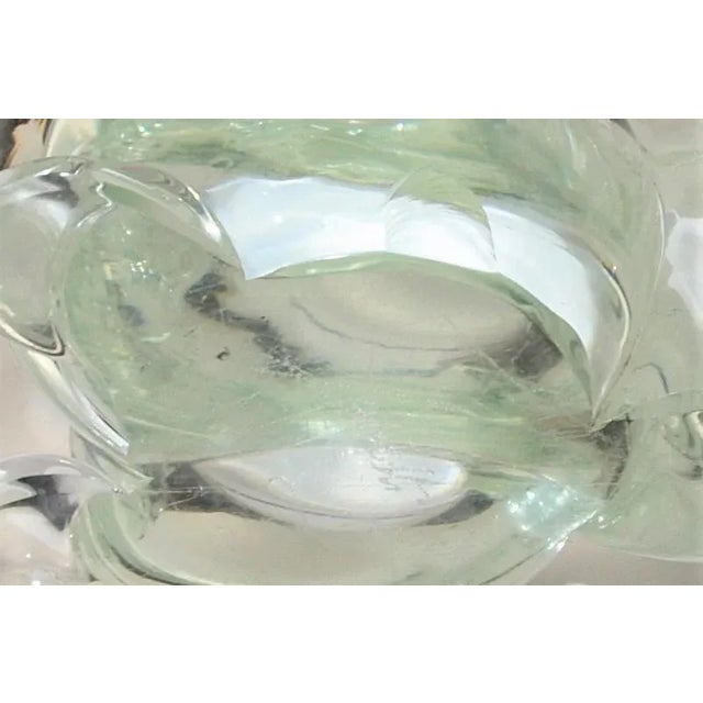 Glass Vintage Signed Licio Zanetti Murano Glass Rabbit Figurine For Sale - Image 7 of 8