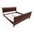 Ethan Allen Georgian Court Cherry King Bed Sleigh Designer For Sale