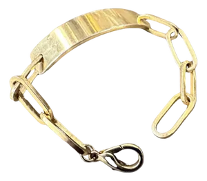 A 1990s Iconic Gilded Metal Bracelet by Emilio Pucci