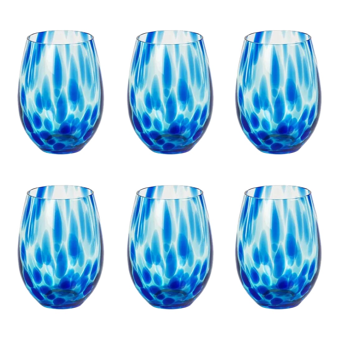 Mauritius Stemless All Purpose Glasses, Set of 6 Chairish