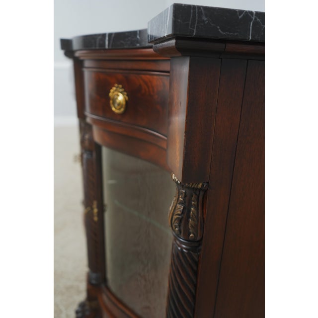 Henredon Marble Top Mahogany Sideboard Server For Sale - Image 13 of 18