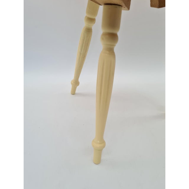 Mid-Century Modern Sewing Basket on Legs, 1970s For Sale - Image 6 of 10