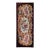 Vintage French Savonnerie Rug, Hand-Knotted Wool, Floral Pattern, Chocolate Brown & Ivory, 3’ X 7' For Sale