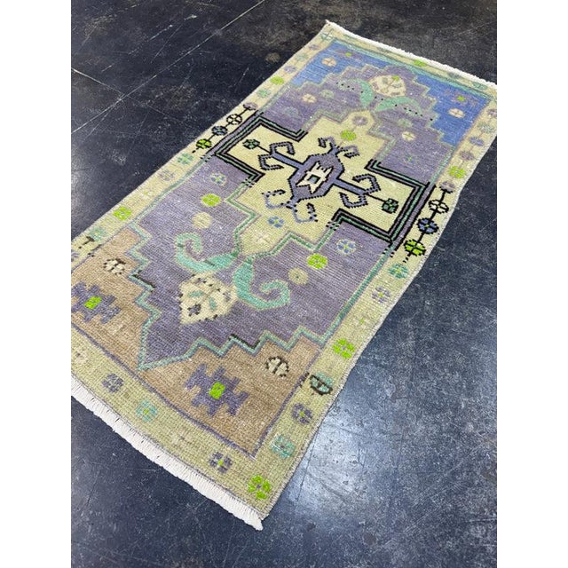 Early 21st Century Turkish Yastik Rug 1'6" x 2'11" For Sale - Image 5 of 6