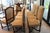 Vintage Provence Collection From Bussandri Arte Louis XIV Style Fabric & Leather Dining Chairs, Set of 10, C. 2003 For Sale - Image 11 of 18