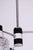Mid-Century Czech Chandelier in Chrome and Opaline Glass attributed to Drukov, 1970s For Sale - Image 9 of 13