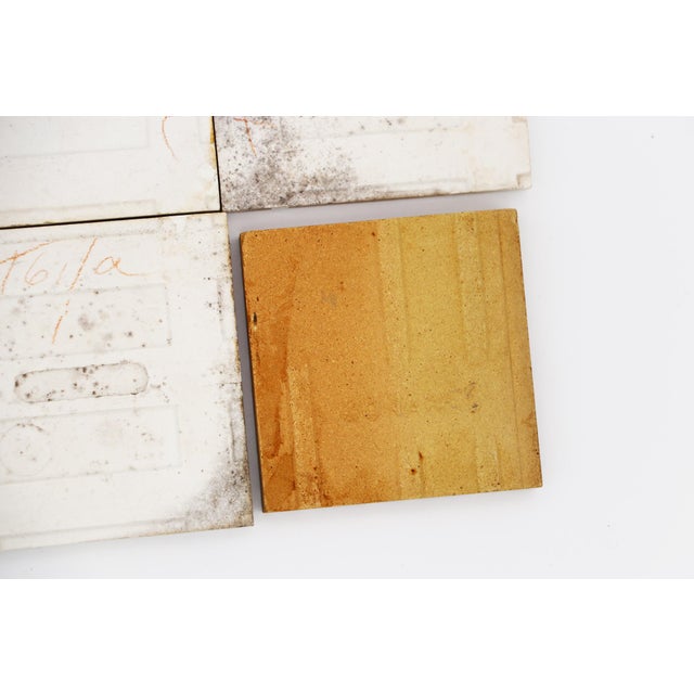 1920s Set of Small Five Tiles Art Nouveau H & R Johnson England & Other For Sale - Image 15 of 15