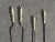 Vintage French Country Brass and Metal Fireplace Tools For Sale - Image 11 of 13