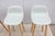Danish Modern Iskos-Berlin for Muuto Leather Fiber Bar Stools Oak Base, Set of 4 For Sale - Image 12 of 18
