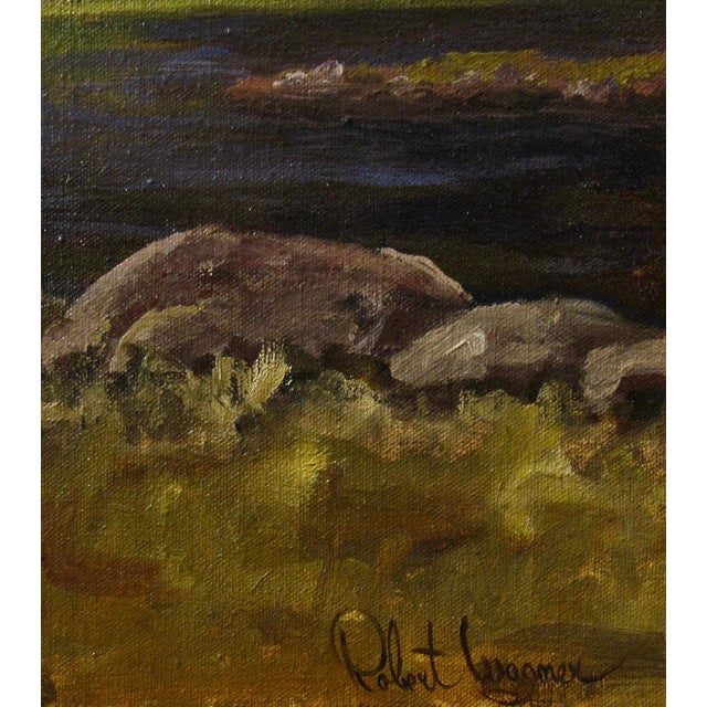 Robert Wagner Mount Shasta In Spring C. 1970 Painting For Sale In San Francisco - Image 6 of 7