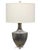 Boa Table Lamp, Indigo Etched Glass For Sale In Los Angeles - Image 6 of 6