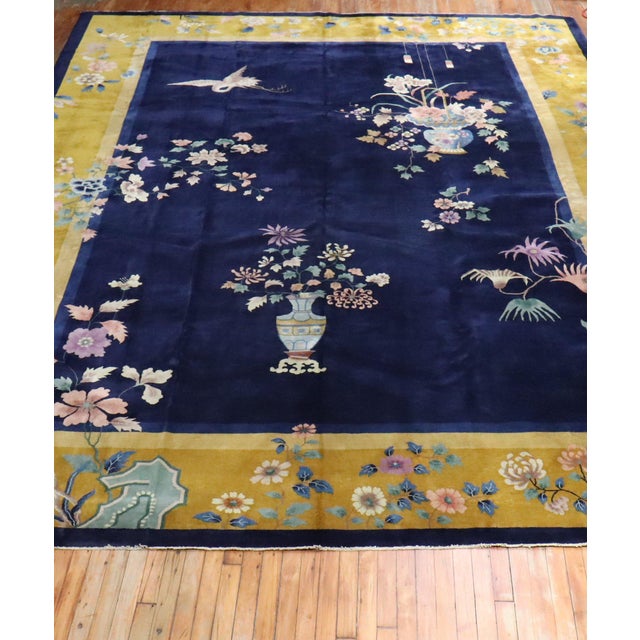 1930s Art Deco Chinese Large Room Size Rug - 10'9" x 14'5" For Sale - Image 18 of 18