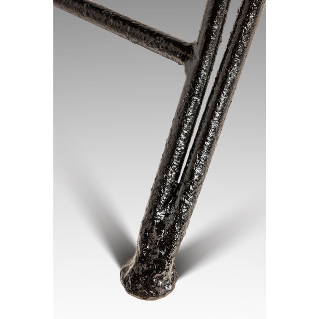 Set of Two ( 2 ) Oversized Wrought Iron Sculptural "Spine Chairs" in the Manner of Andre Dubreuil, United States, C. 1980s For Sale - Image 14 of 18