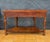 Spanish Oak Console Table with Drawer and Shelf, Early 20th Century For Sale - Image 11 of 12