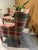 Custom Calico Corners Tartan Plaid & Wood Wingback Chairs, English Country - A Pair For Sale - Image 4 of 12