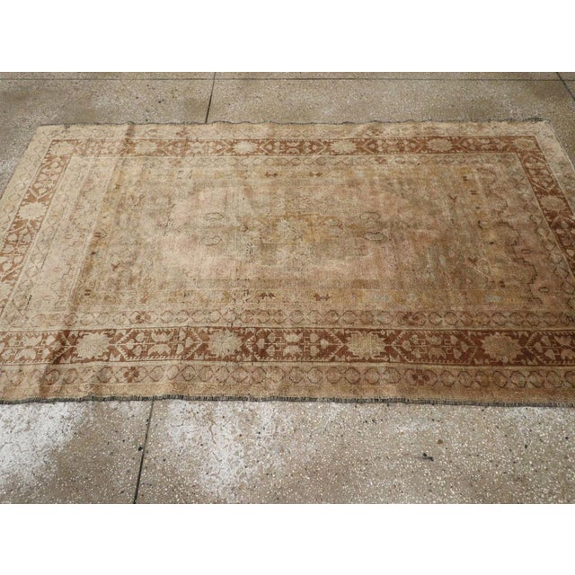Galerie Shabab Collection Early 20th Century Turkish Oushak Rug For Sale In New York - Image 6 of 10