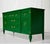 Thomasville Vintage Transitional Credenza Ribbon Hardware in Green by Thomasville - Newly Painted For Sale - Image 4 of 12