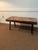 An Antique American Thick cut Seat or Table Top Rustic bench made from an oversized slab and hand carved with turned legs....