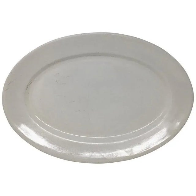 Vintage Carr China Co. Large Ironstone Platter For Sale - Image 9 of 9
