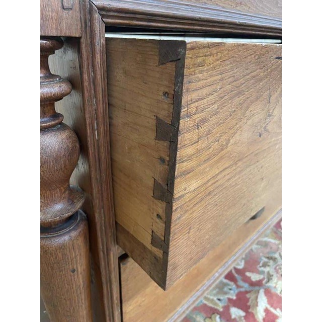Louis Philippe Oak Sideboard For Sale - Image 4 of 7