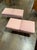 Pair of Italian Marco Zanuso Style Pink Benches For Sale - Image 4 of 5