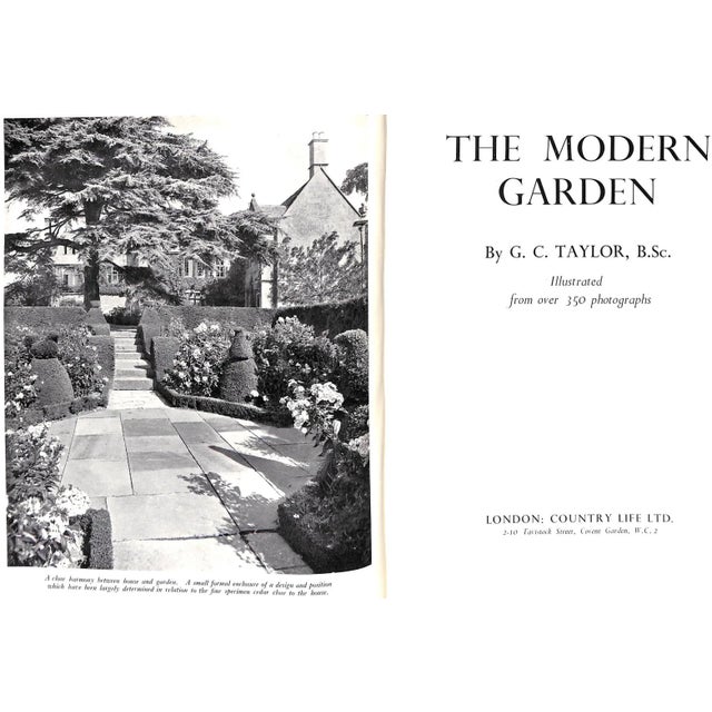 Traditional "The Modern Garden" 1949 Taylor, g.c. For Sale - Image 3 of 10
