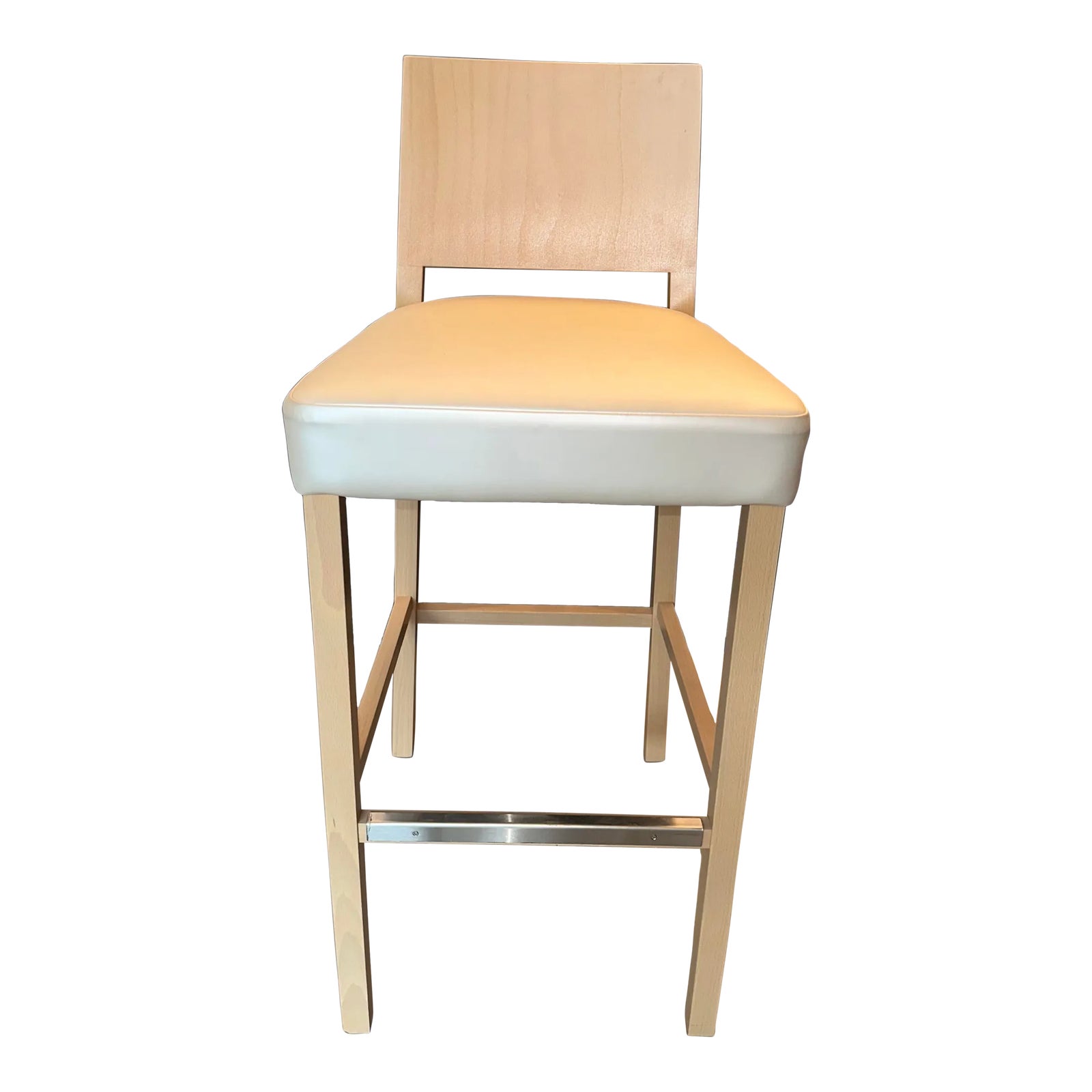 Grand Rapids Chair Company Cream Bar Stool Chairish