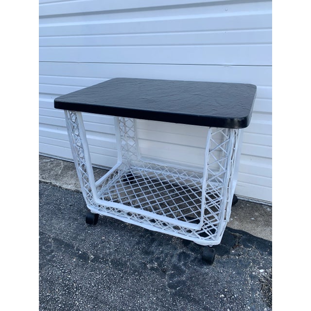 Mid-Century Modern Mid Century Russell Woodard Spun Bar Cart For Sale - Image 3 of 10