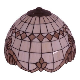 1960s Vintage Tiffany Style Hanging Light For Sale