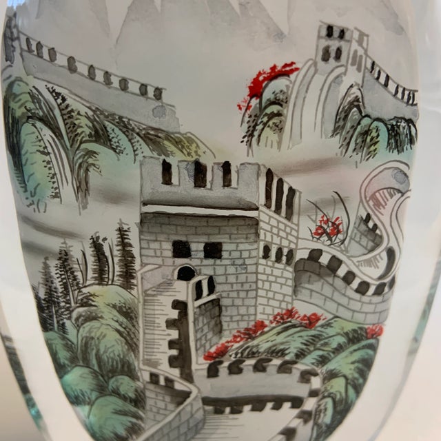 Antique 1900s Chinese Great Wall Snuff Bottle For Sale - Image 11 of 12