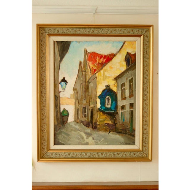 Knut Norrman, Street Scene, 1960s, Oil on Board, Framed For Sale - Image 11 of 11