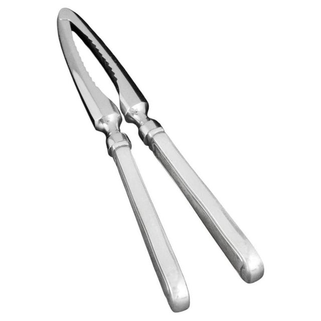 1940s Danish Nutcracker in Sterling Silver and Stainless Steel by Georg Jensen, 1940s For Sale - Image 5 of 5