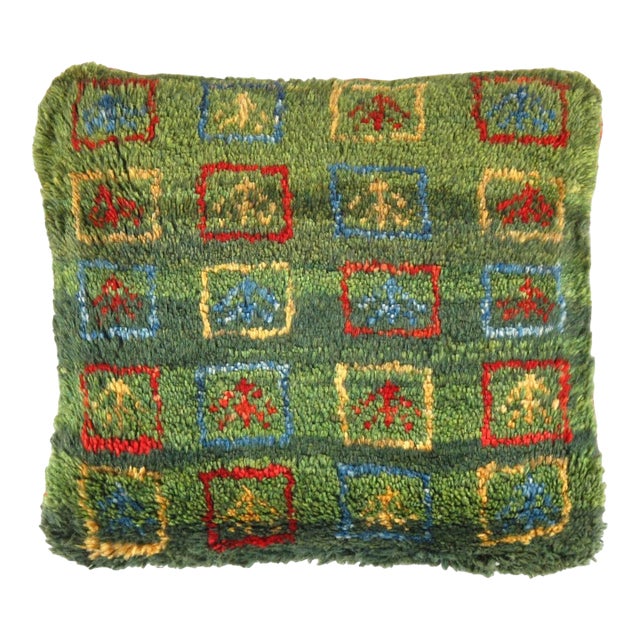 Pasargad DC Fine Hand Knotted Gabbeh Pillow For Sale