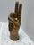 American Iconic Gold Toned Figural Peace Sign Hand Decor Accent For Sale - Image 3 of 9