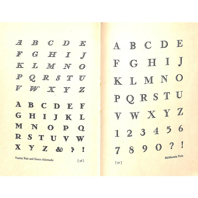 White "Alphabets: A Manual of Letter Design" 1930 McMurtrie, Douglas C. For Sale - Image 8 of 8