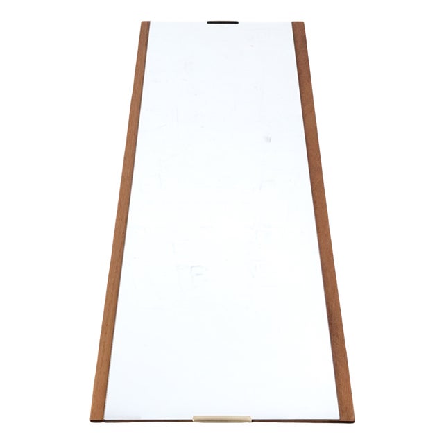 Mid-Century Danish Teak Wall Mirror For Sale