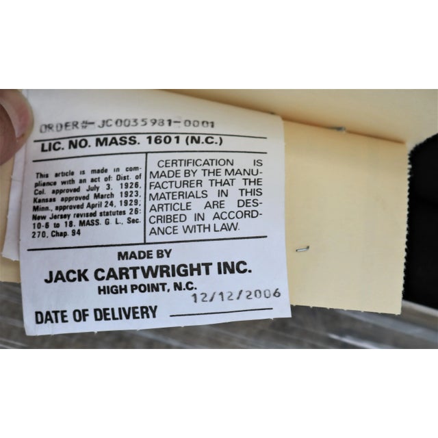 Mid-Century Modern Style Jack Cartwright Kelly Settee 2 Seats Sofa, 2 Available For Sale - Image 12 of 13