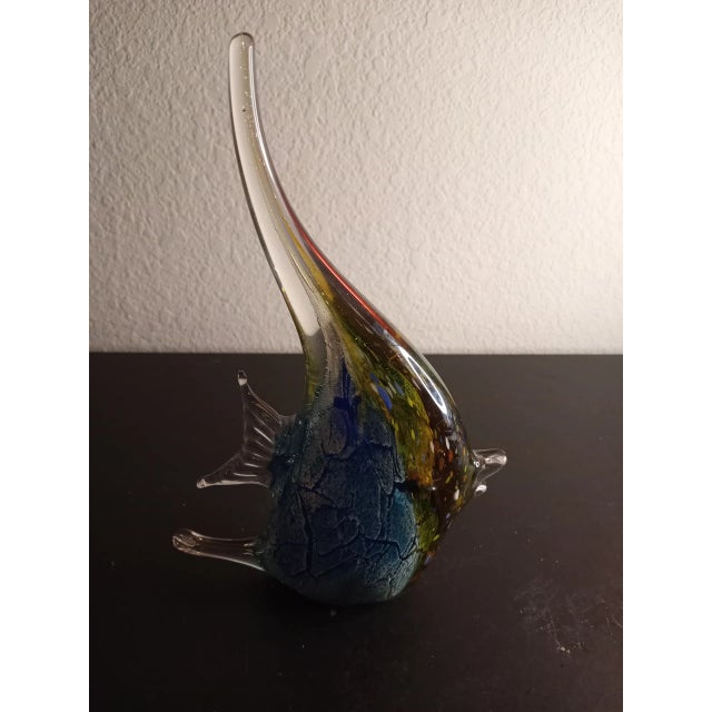 Murano Style Millefiore Art Glass Fish Figurine For Sale In Dallas - Image 6 of 8