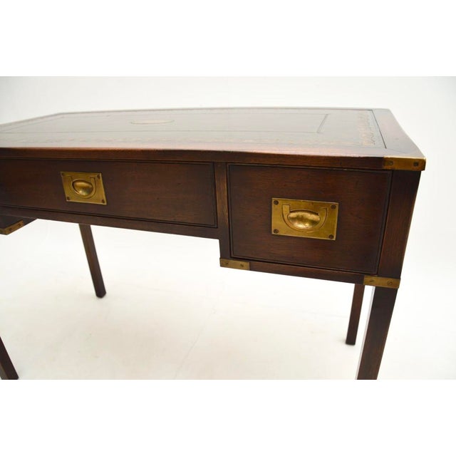 Military Campaign Desk, 1930s For Sale - Image 10 of 11