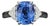 3.50 Ct Gia Certified Sapphire & Diamond Ring, Size 6.5 For Sale
