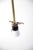 Metal Space Age Opaline and Brass Pendant Light from Osvetlovaci Sklo V.M., Former Czechoslovakia, 1960s For Sale - Image 7 of 13