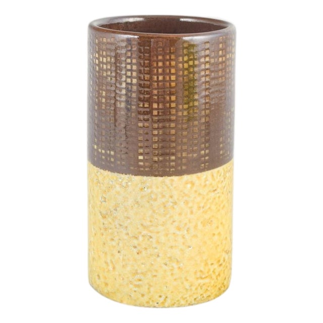 2-Part Glazed Stoneware Vase by Ingrid Atterberg for Upsala Ekeby, 1960s For Sale