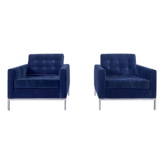 Mid-Century Modern Lounge Chairs by Florence Knoll for Knoll International For Sale