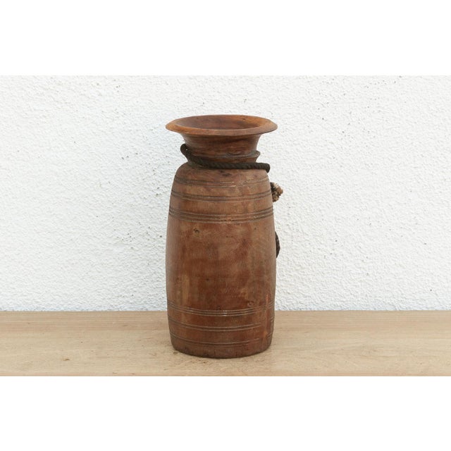 19th Century Slim Antique Wooden Milk Pot For Sale - Image 5 of 6