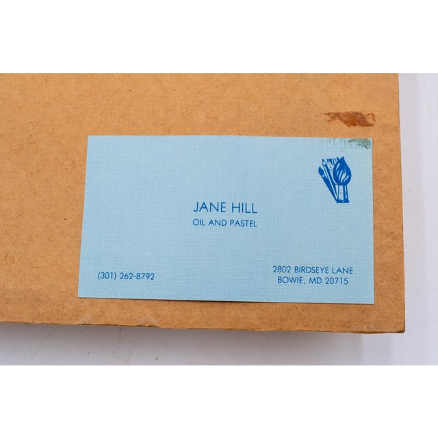 Paint Ornate Framed Flower Still Life Oil Painting on Canvas Signed For Sale - Image 7 of 7